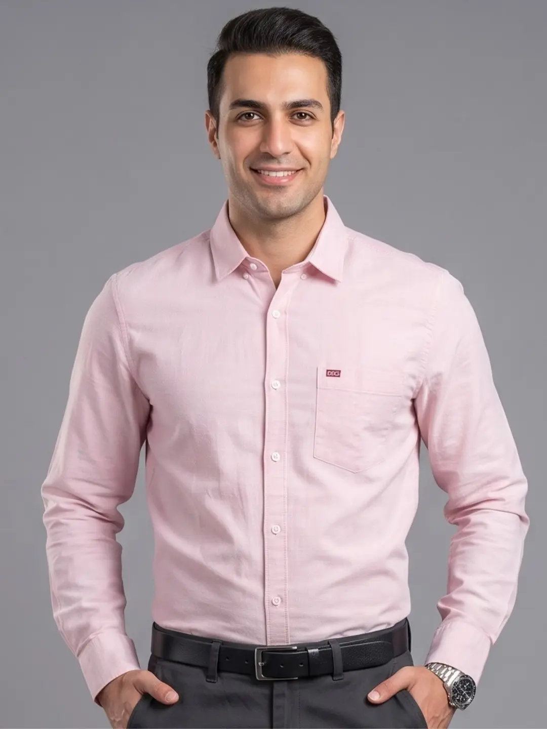 LIVE IN Men Beige Slim Fit Solid Casual Shirt - LS12F310PSOS